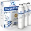 Wildberries Replacement for Samsung Fridge Water Filter Replacement - DA97-08006A-1 Water Fridge Filter Compatible Samsung DA97 08006A, RF4267HARS, HAF-CIN/EXP, Kenmore 46-9101, 3 Carbon Filters Pack